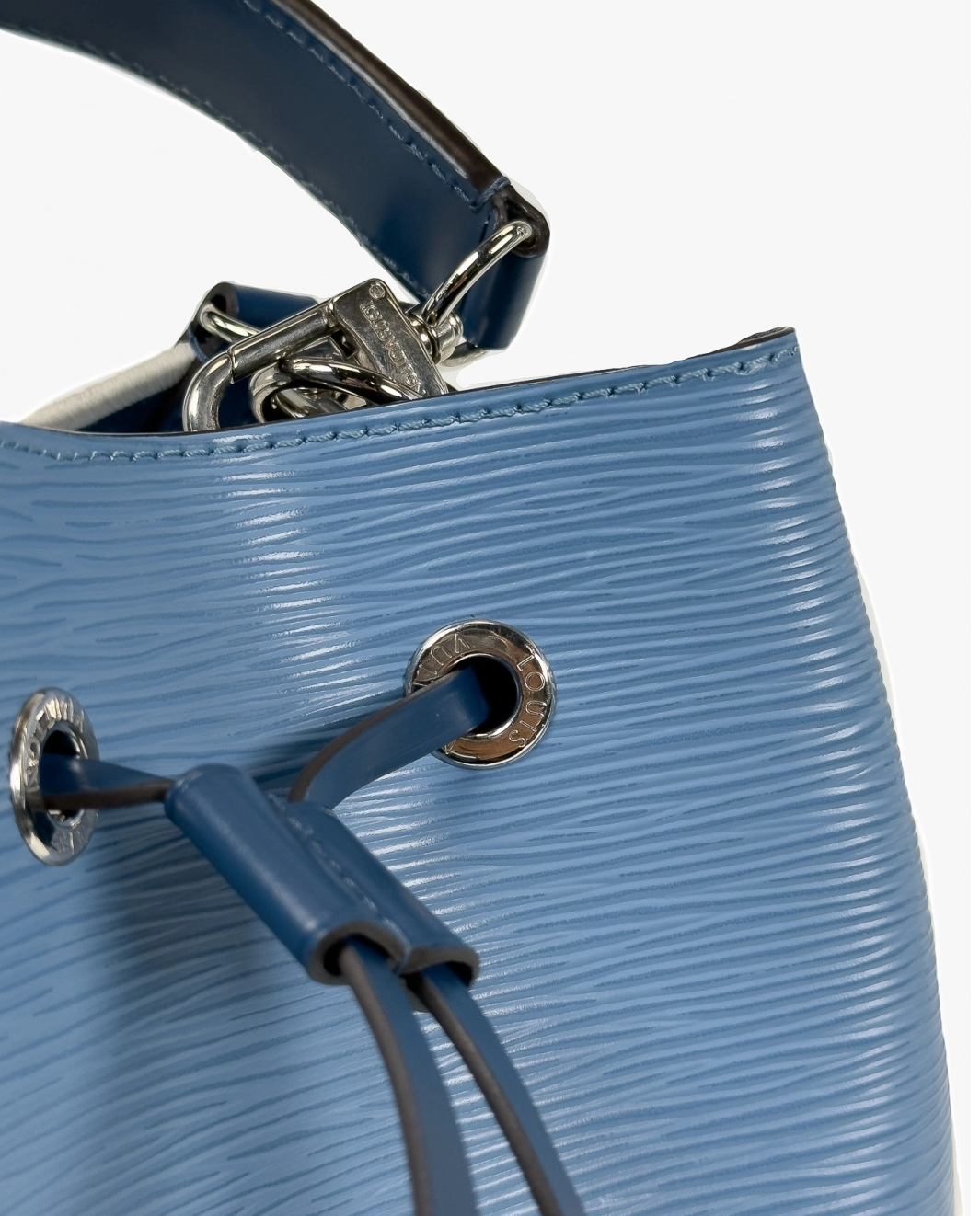 Niebieska torebka na ramię - Image #3