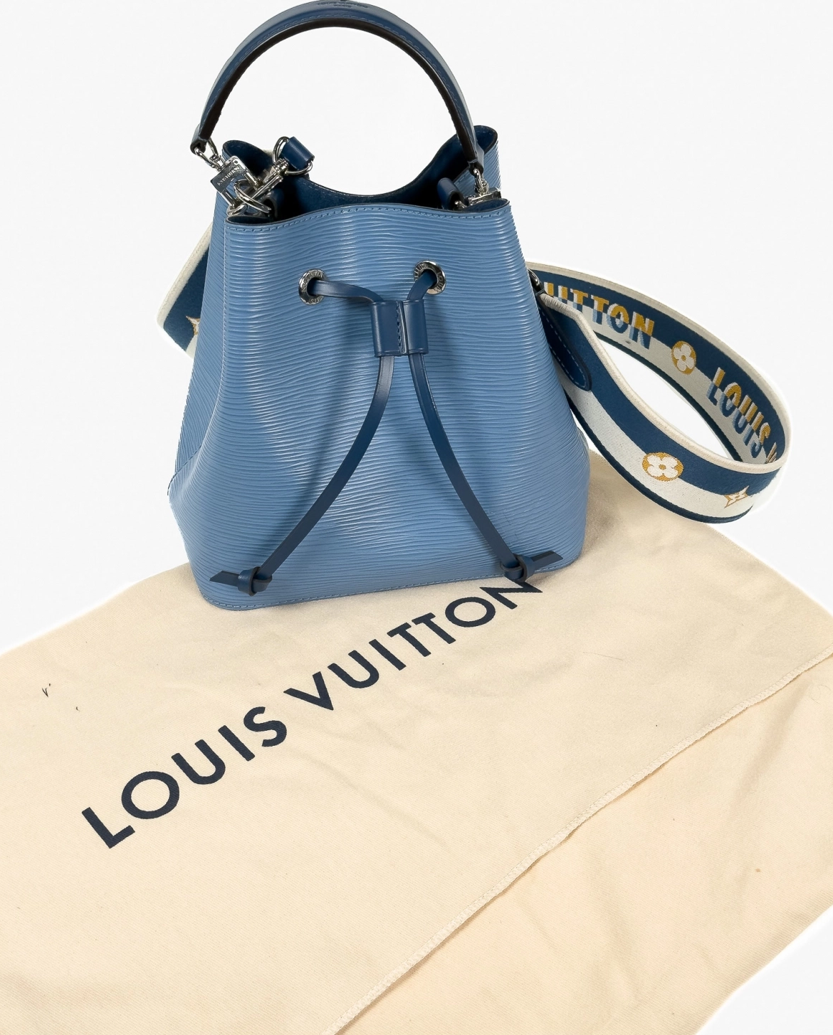 Niebieska torebka na ramię - Image #9