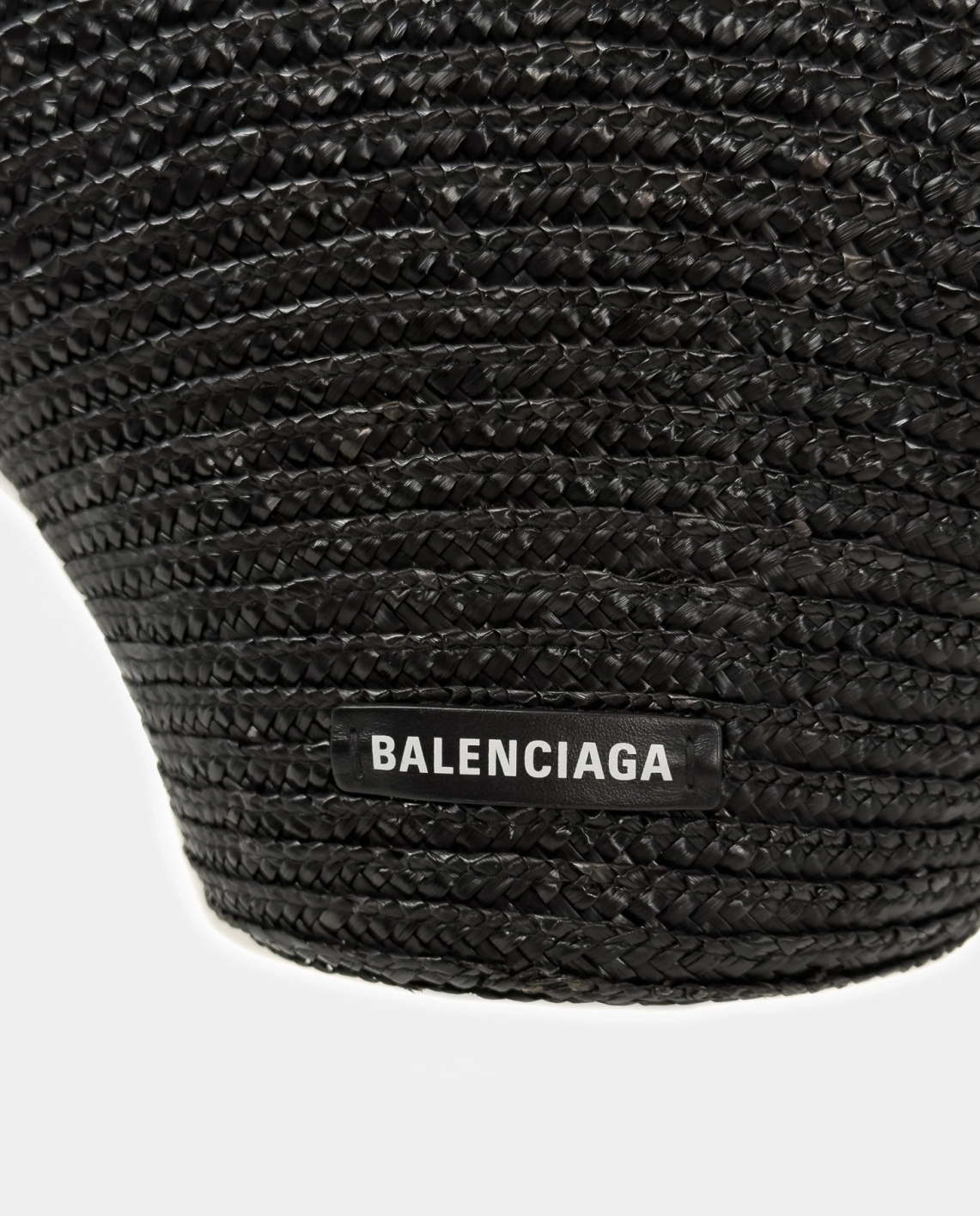 Czarna torebka koszyk - Image #2