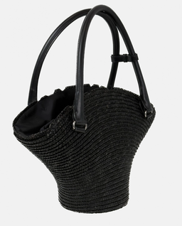 Czarna torebka koszyk - Image #1