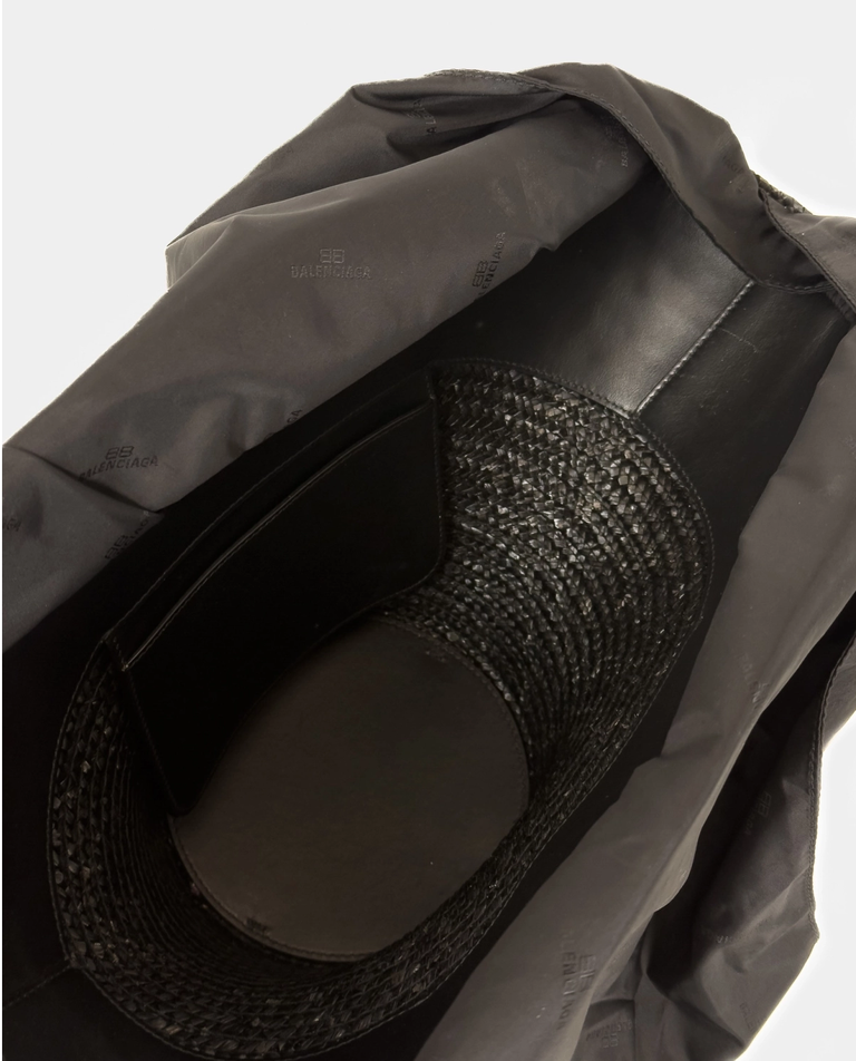 Czarna torebka koszyk - Image #6