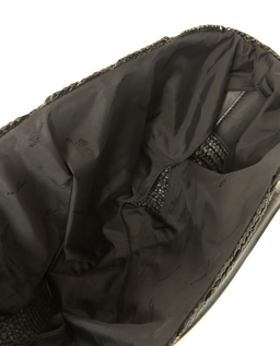 Czarna torebka koszyk - Image #9