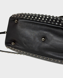 Czarna skórzana torebka - Image #5