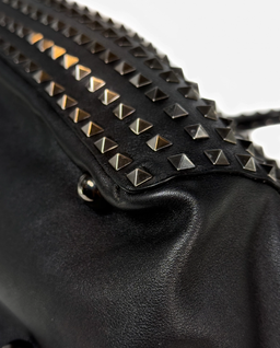 Czarna skórzana torebka - Image #6