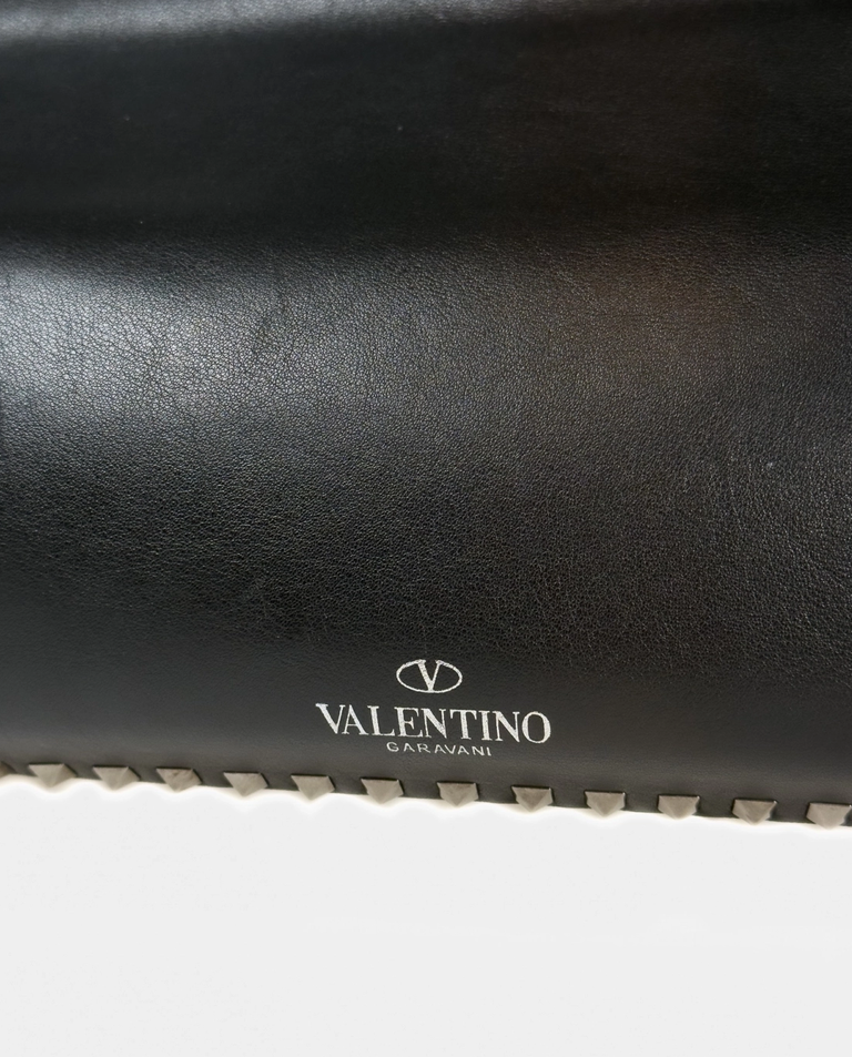 Czarna skórzana torebka - Image #7