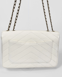 Biała torebka Chevron Coco Envelope - Image #4