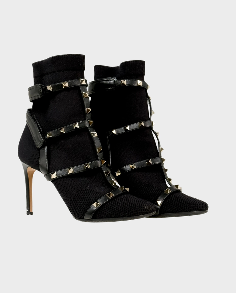 Czarne botki na szpilce - Image #2