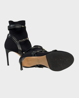 Czarne botki na szpilce - Image #5