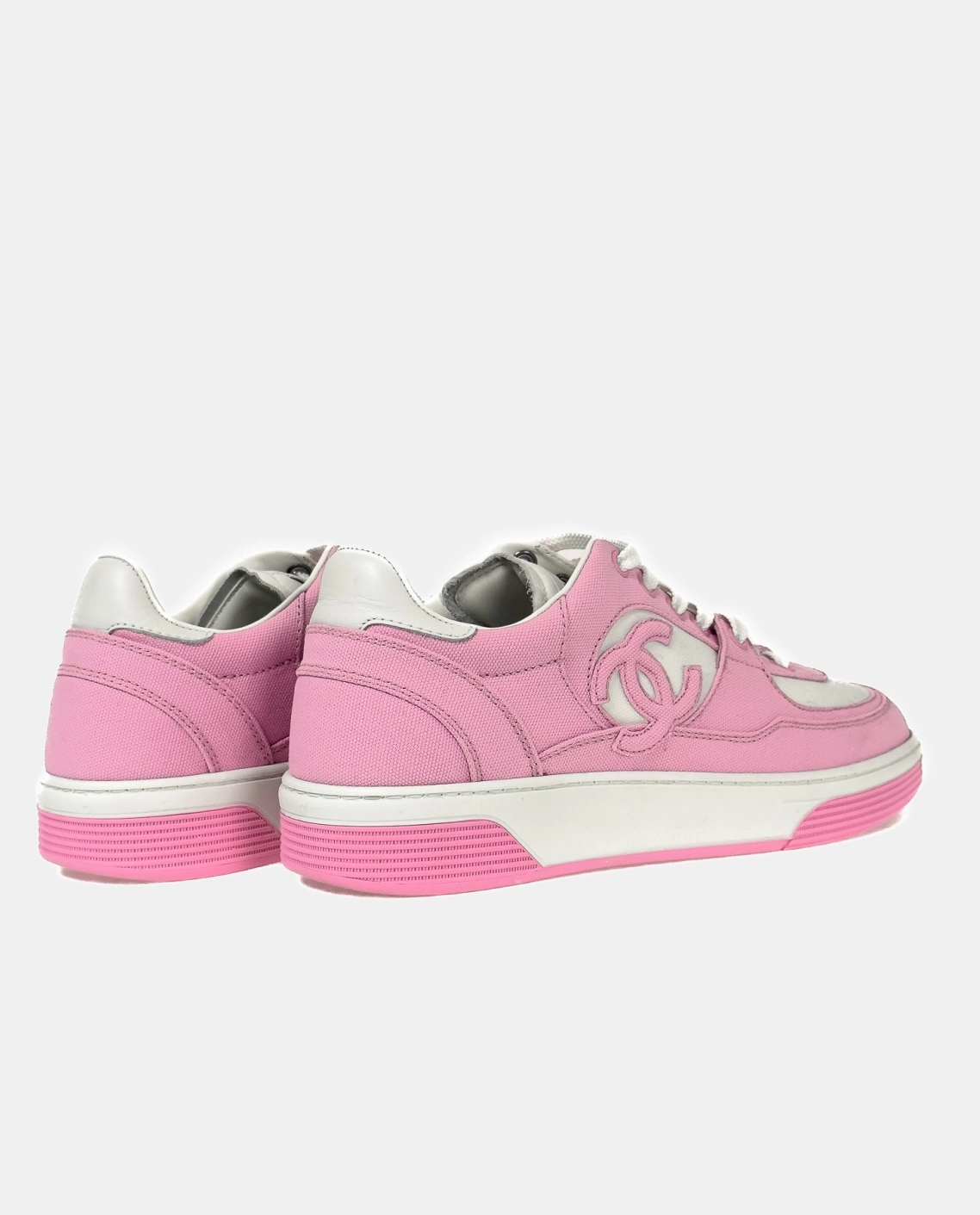 Biało-różowe sneakersy - Image #3