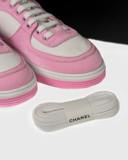 Biało-różowe sneakersy - Image #5