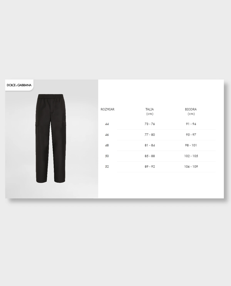 Czarne spodnie z kieszeniami cargo - Image #5