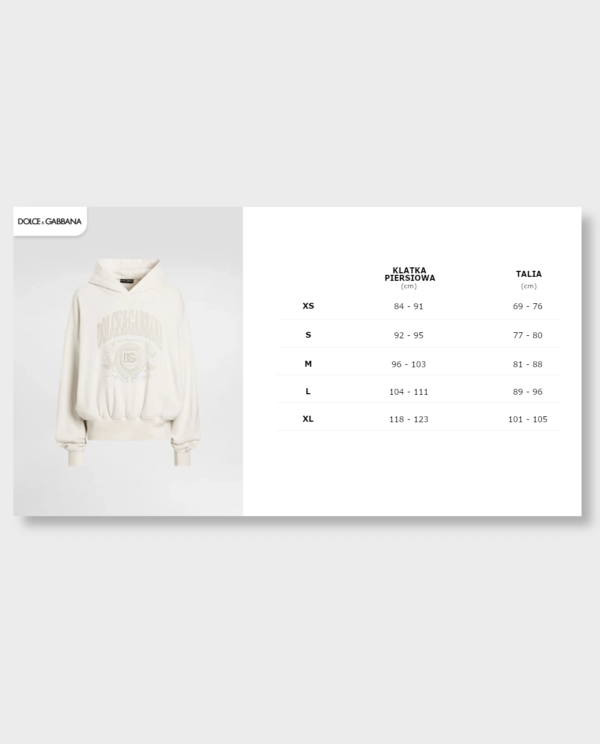 Kremowa bluza z kapturem - Image #5