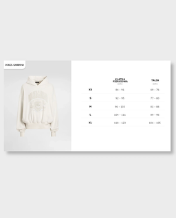 Kremowa bluza z kapturem - Image #5