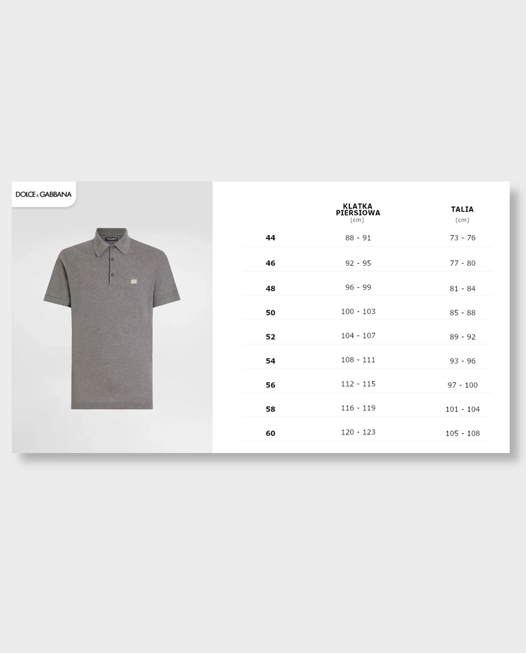 Szara koszulka polo z logo - Image #4