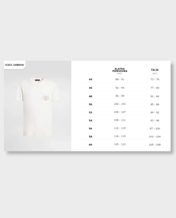 Kremowa bawełniana koszulka z logo - Image #2