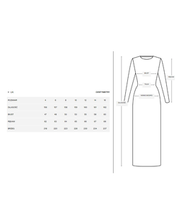 Brązowa sukienka maxi - Image #4