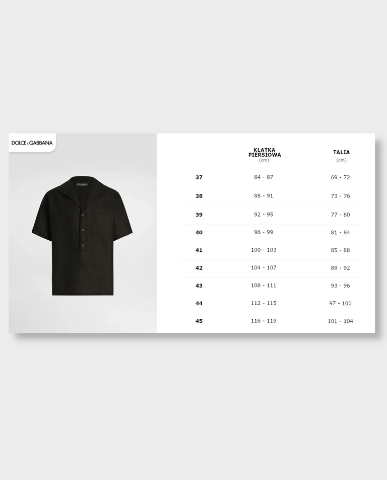 Lniana czarna koszula - Image #5