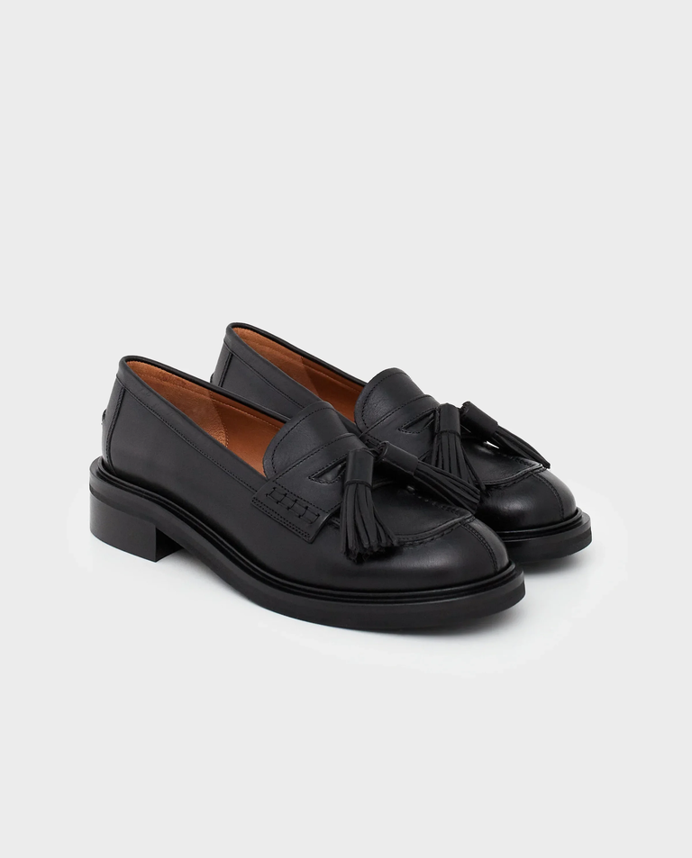 Czarne loafersy Albaredo - Image #2