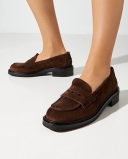 Brązowe loafersy Albaredo - Image #0