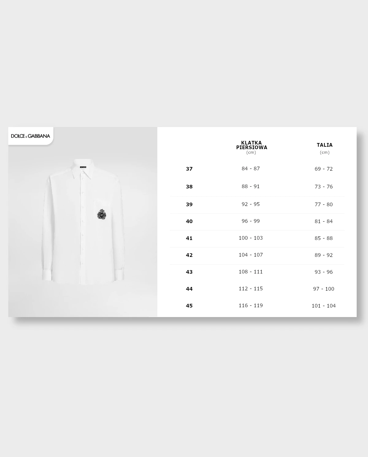 Biała lniana koszula z herbem - Image #5