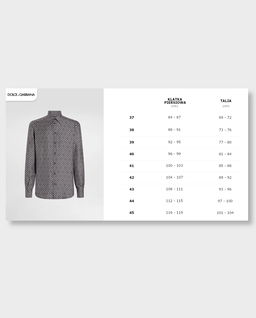 Jedwabna koszula w geometryczny wzór - Image #5