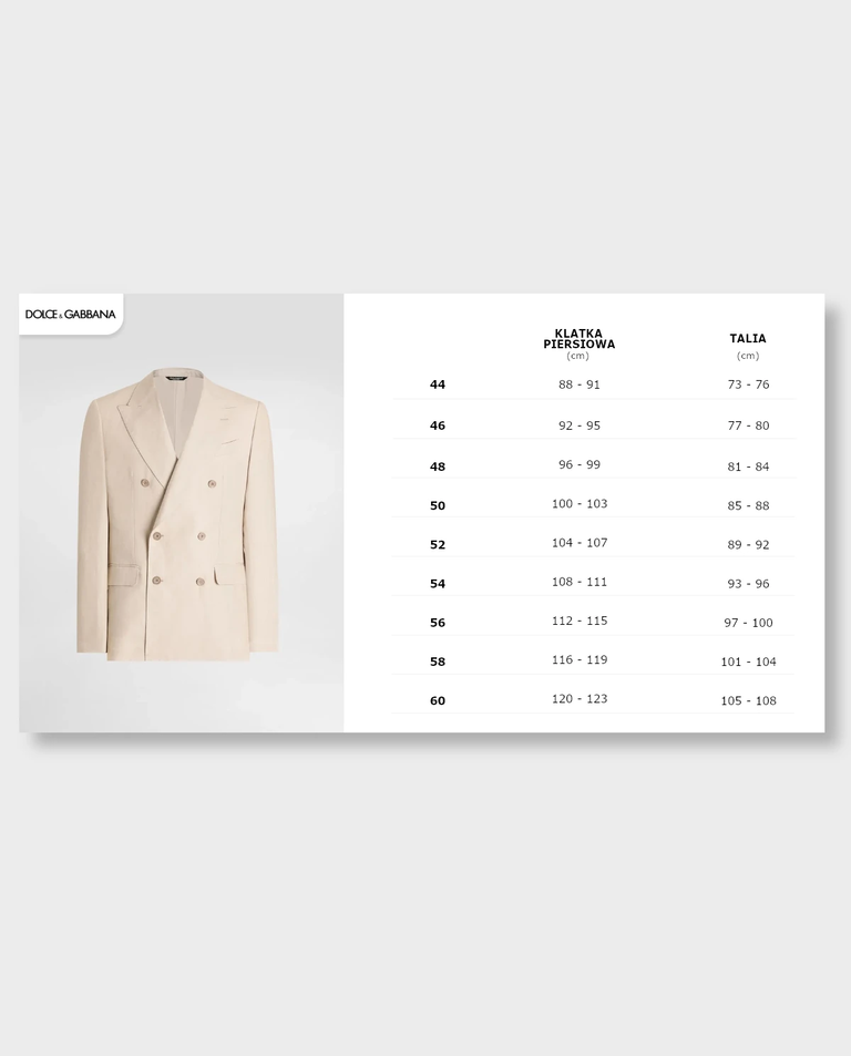 Beżowa marynarka dwurzędowa - Image #4