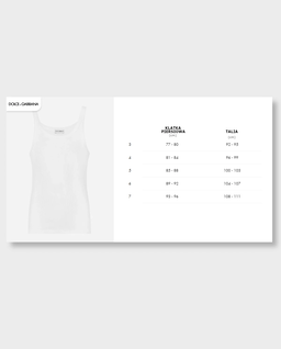 Biała prążkowana podkoszulka - Image #5