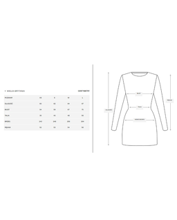 Biała prążkowana sukienka mini - Image #6