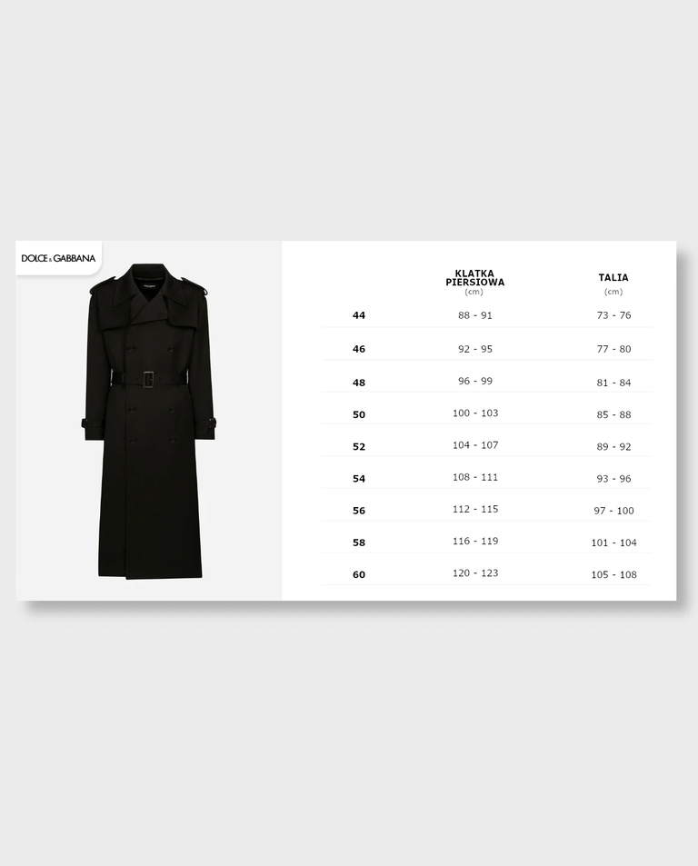 Dwurzędowy wełniany trencz - Image #5