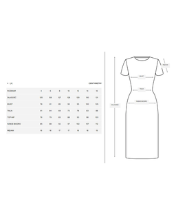 Jasnoniebieska sukienka midi - Image #4