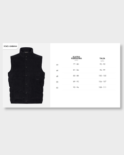 Czarny pikowany bezrękawnik - Image #5