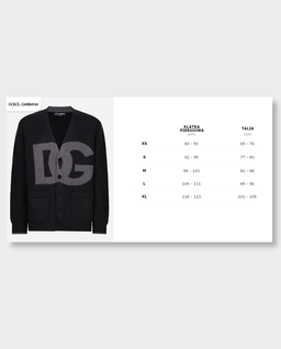 Wełniany kardigan z logo - Image #5