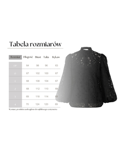 Czarna koszula z haftem Rhiannon - Image #8