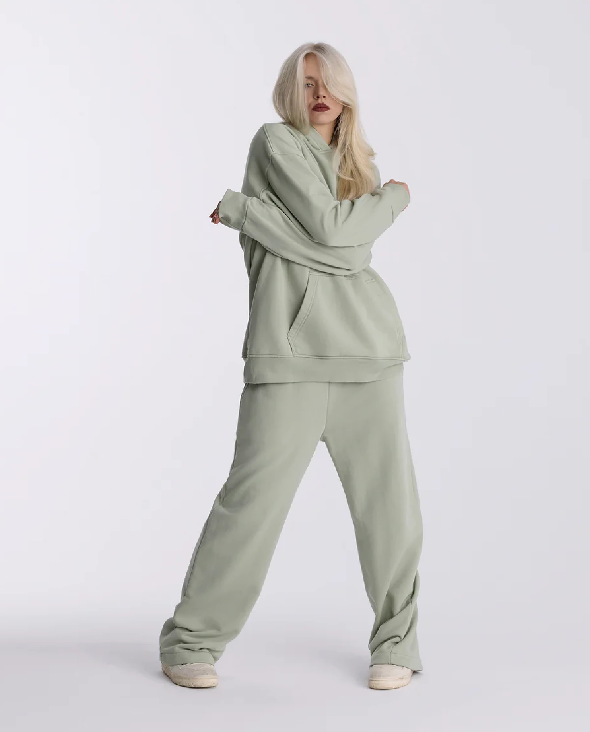 Bluza z kapturem Matcha - Image #1