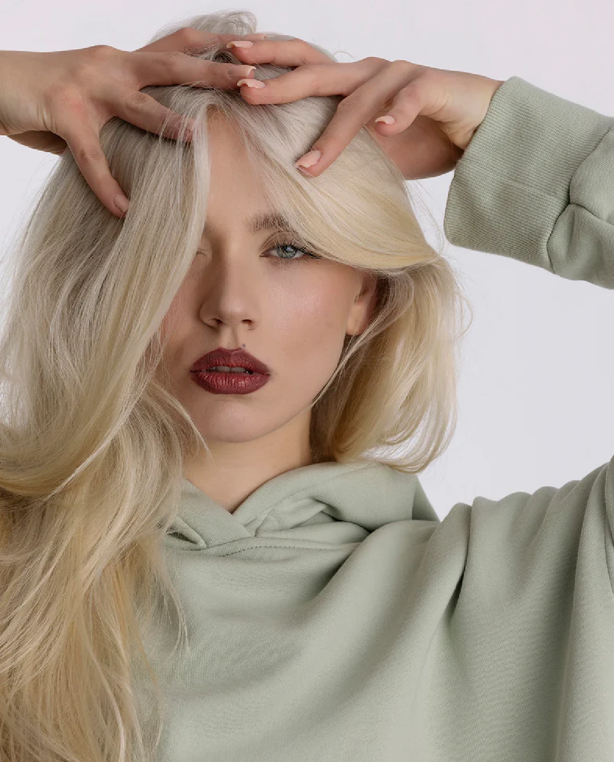 Bluza z kapturem Matcha - Image #6