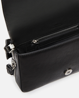 Czarna skórzana torebka Mini Love Bag Slouchy - Image #3