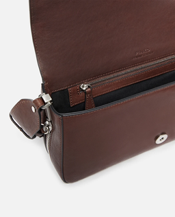 Bordowo-brązowa torebka Classic Love Bag Slouchy - Image #3