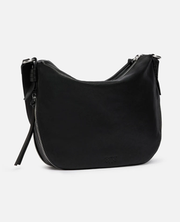 Czarna torebka Hobo Zip Around Classic Vitello New Biker - Image #1