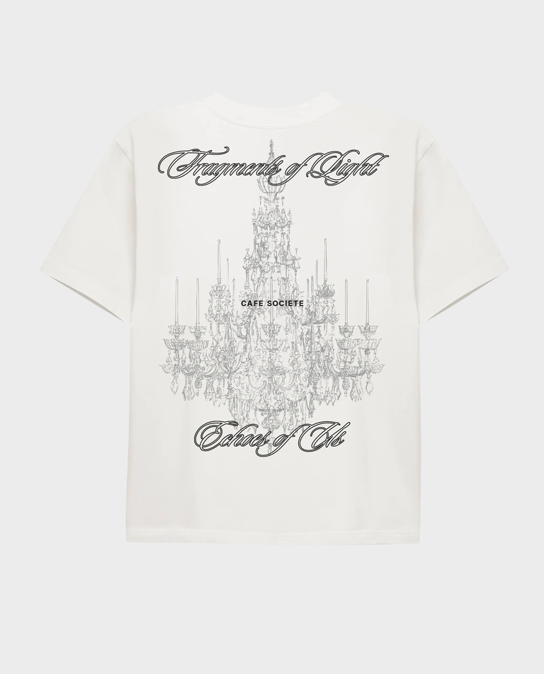 Biały T-shirt Chandelier