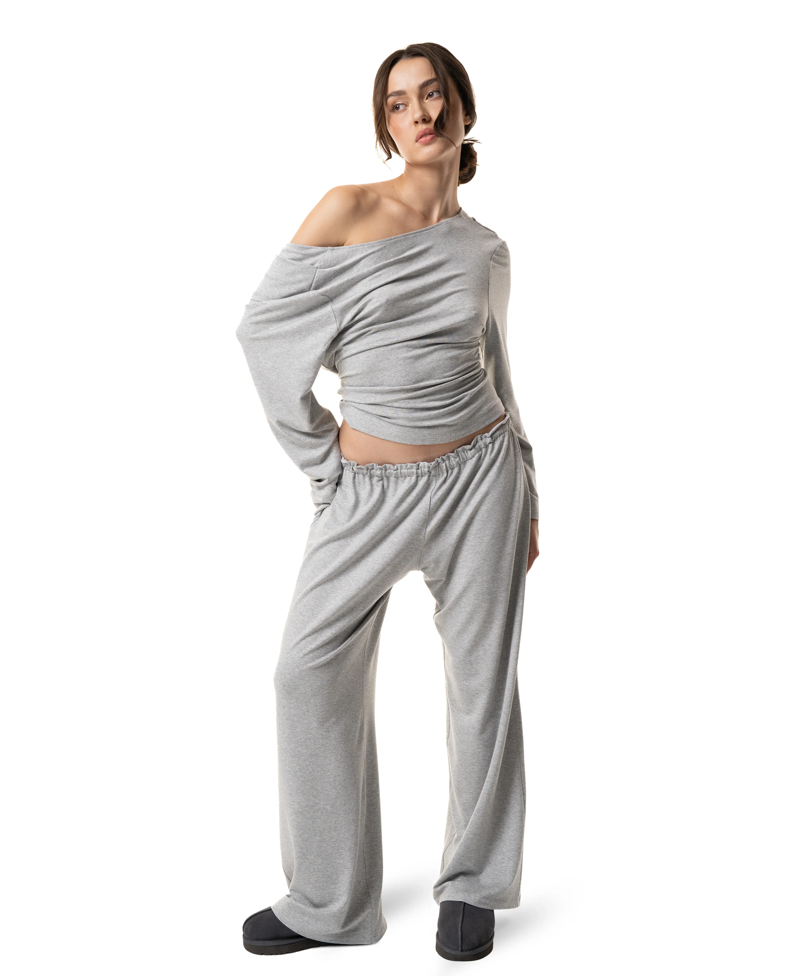 Szare spodnie Holly - Image #1