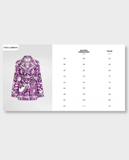 Jedwabna koszula we wzór Maiolica - Image #5