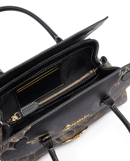 Czarna skórzana torebka Deva - Image #3