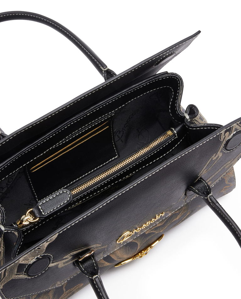 Czarna skórzana torebka Deva - Image #3