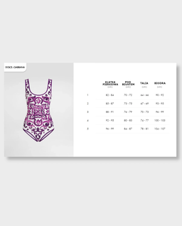 Fioletowy jednoczęściowy kostium kąpielowy - Image #5