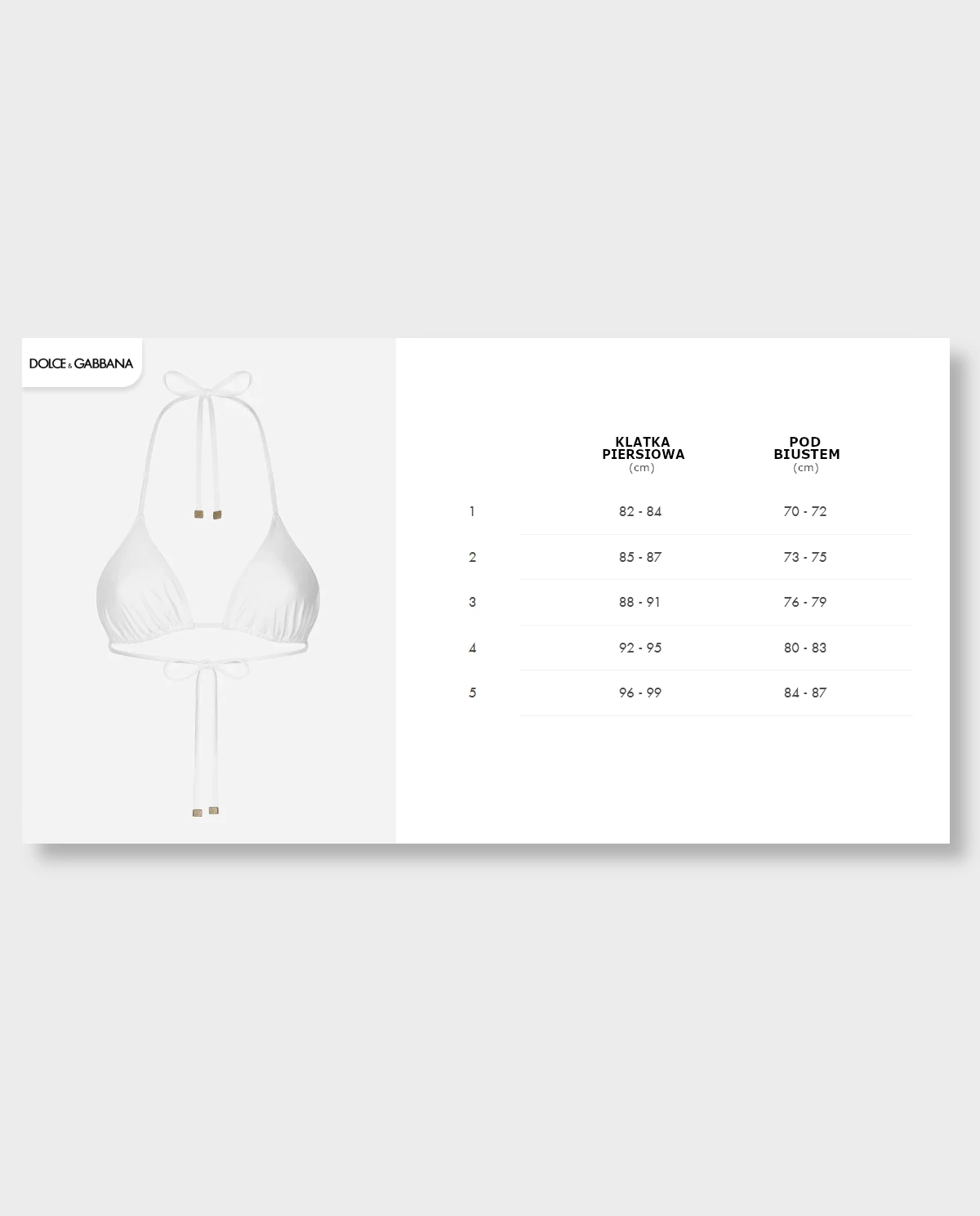 Biały top od kostiumu z wiązaniem - Image #5