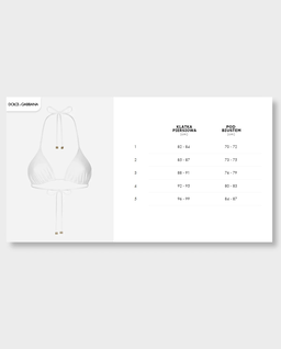 Biały top od kostiumu z wiązaniem - Image #5