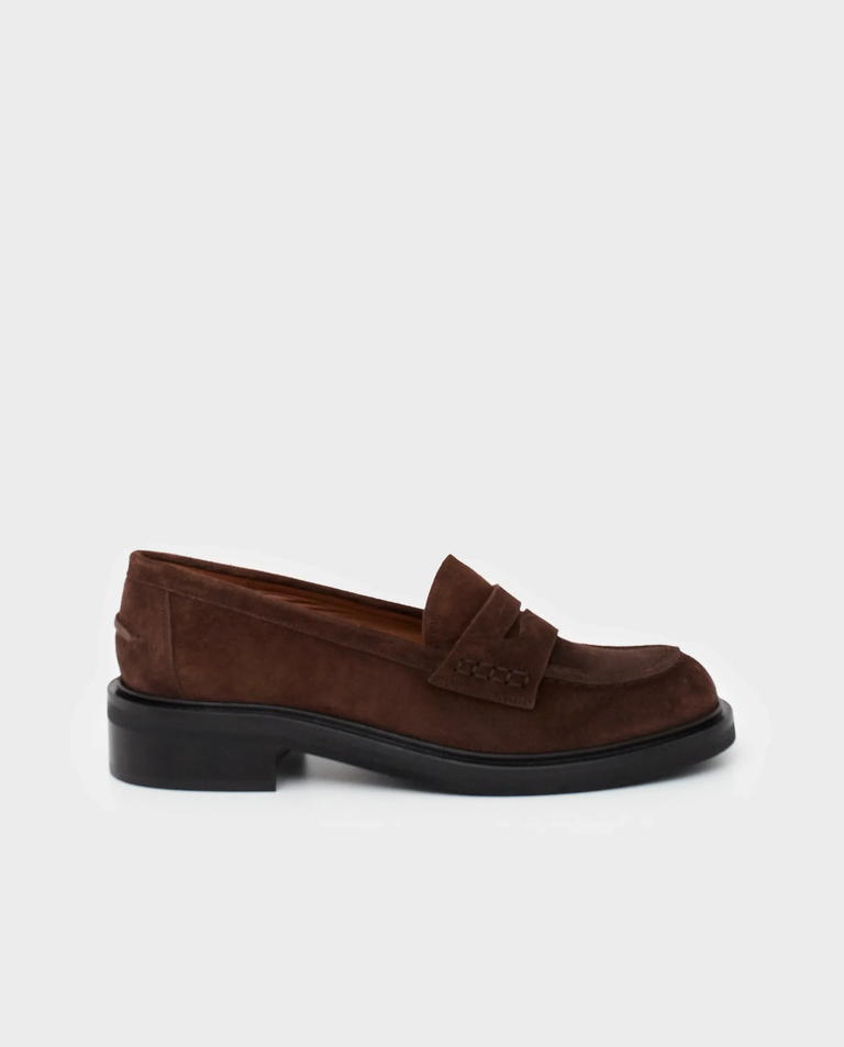Brązowe loafersy Albaredo