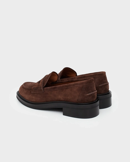 Brązowe loafersy Albaredo - Image #3