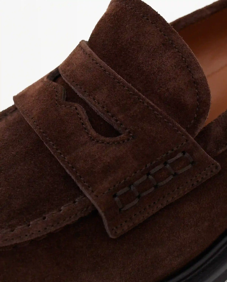 Brązowe loafersy Albaredo - Image #4