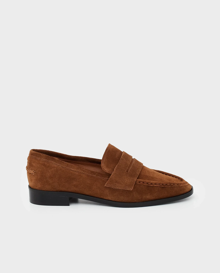 Zamszowe loafersy Airola